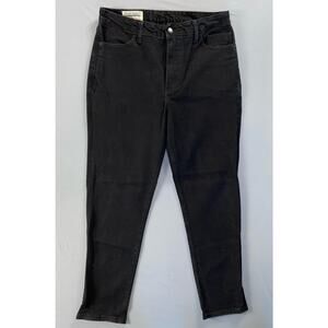 Detroit Denim Handmade Raw Skinny Curvy Zip Fly Jeans. Washed Black, Women's 28.